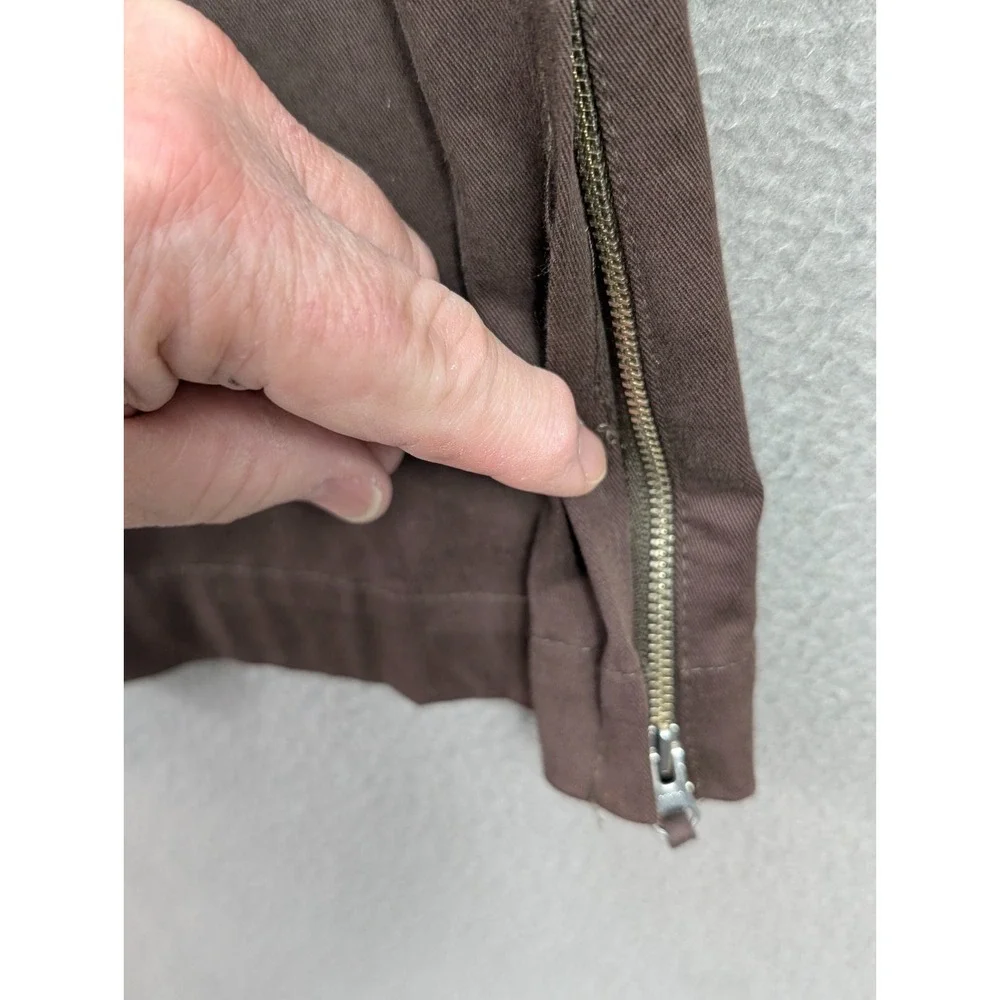 Mod-O-Doc Pants Casual Elegance Womens Sz 1 Ankle Zip Loungewear Zip Pockets NWT